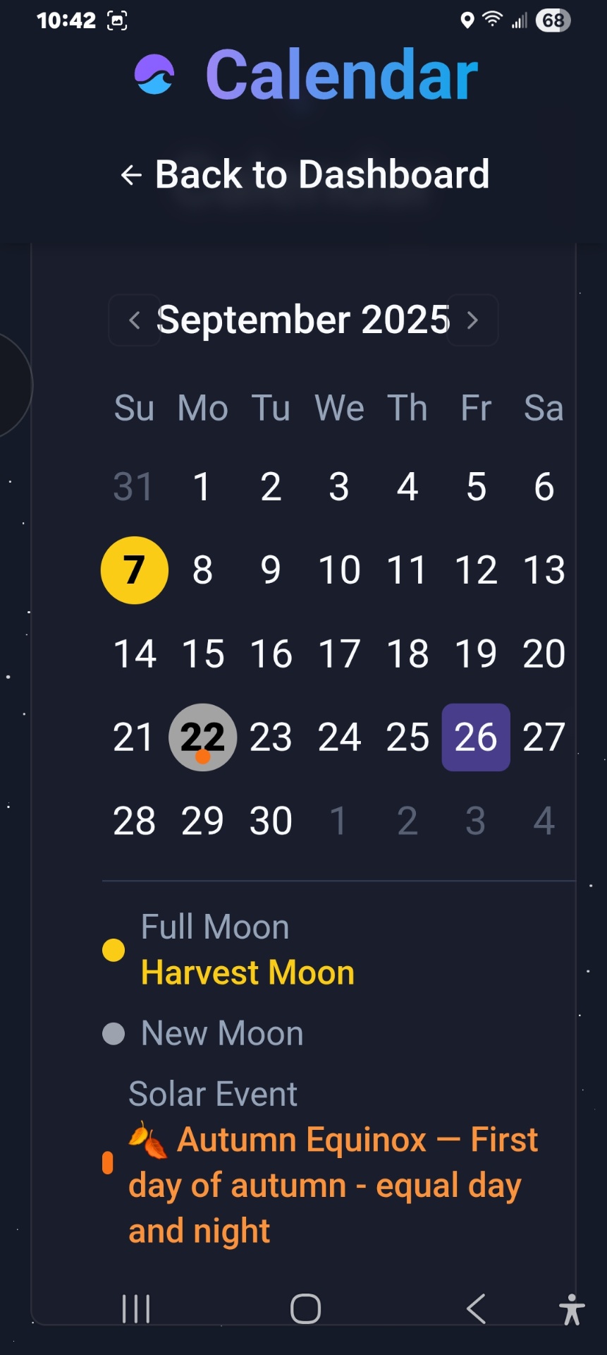 Seasonal events